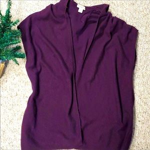 Beautiful Long open front vest style cardigan